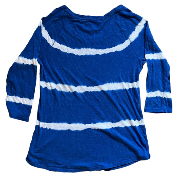 Hollister Blue & White Tie Dye Top | Women's S - Picture 4 of 4